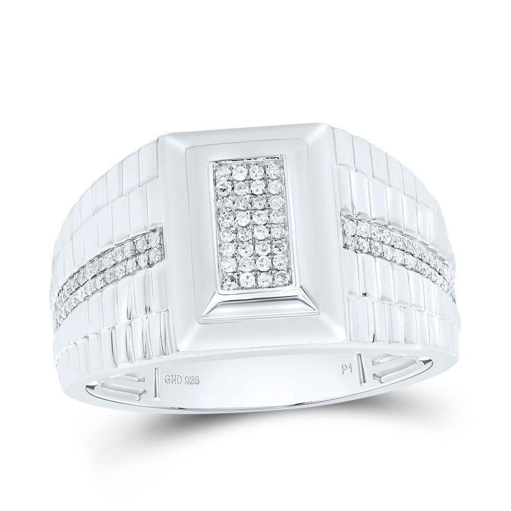 1/4CTW-DIA P1 MEN'S RING Daisy Joyeria