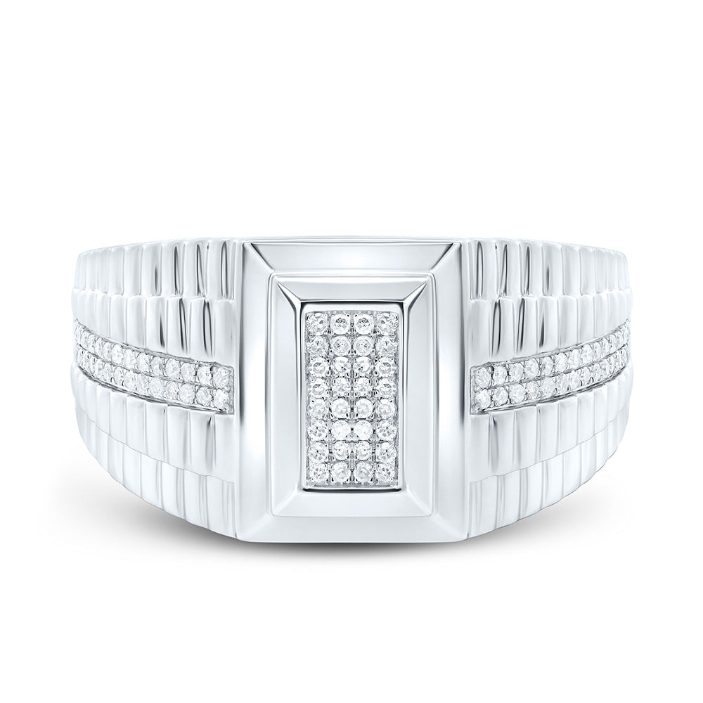 1/4CTW-DIA P1 MEN'S RING Daisy Joyeria