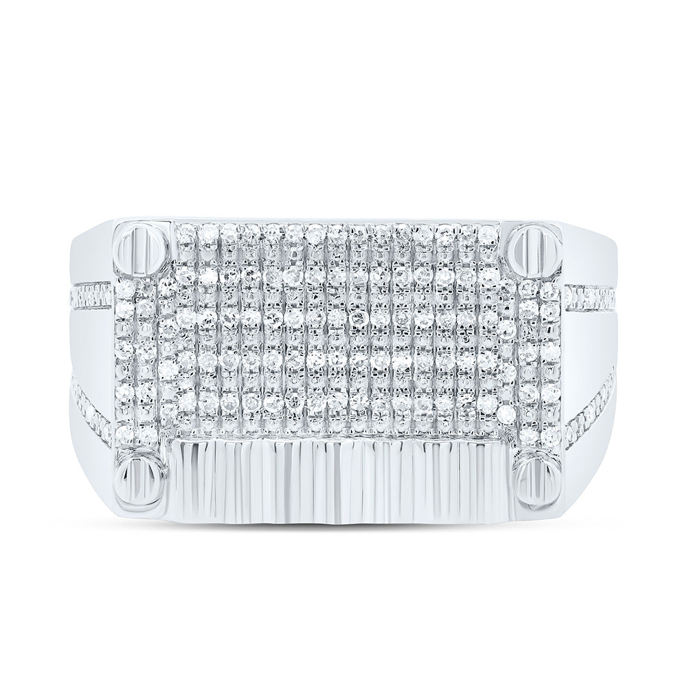 1/3CTW-DIA P1 MEN'S RING Daisy Joyeria