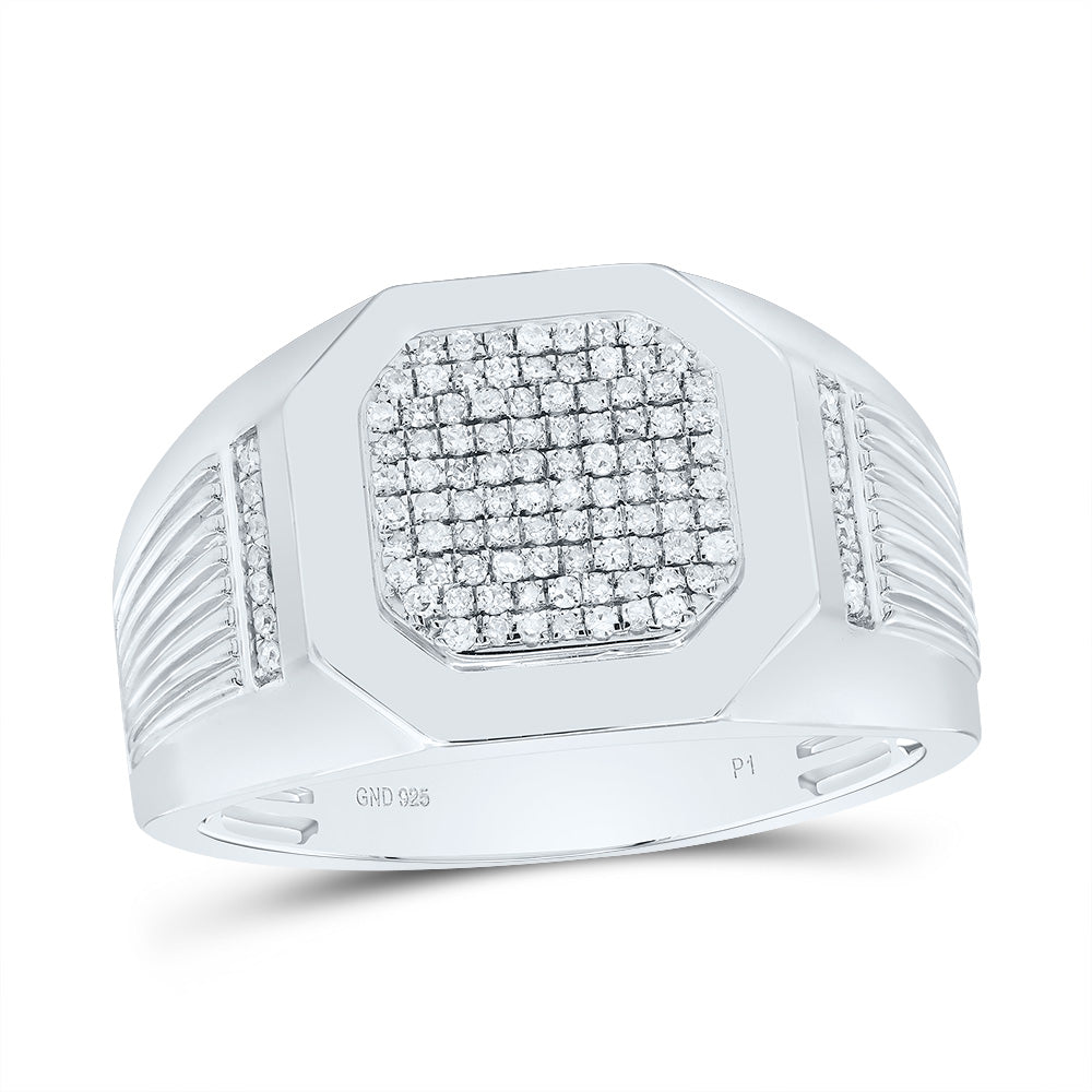 1/3CTW-DIA P1 MEN'S RING Daisy Joyeria