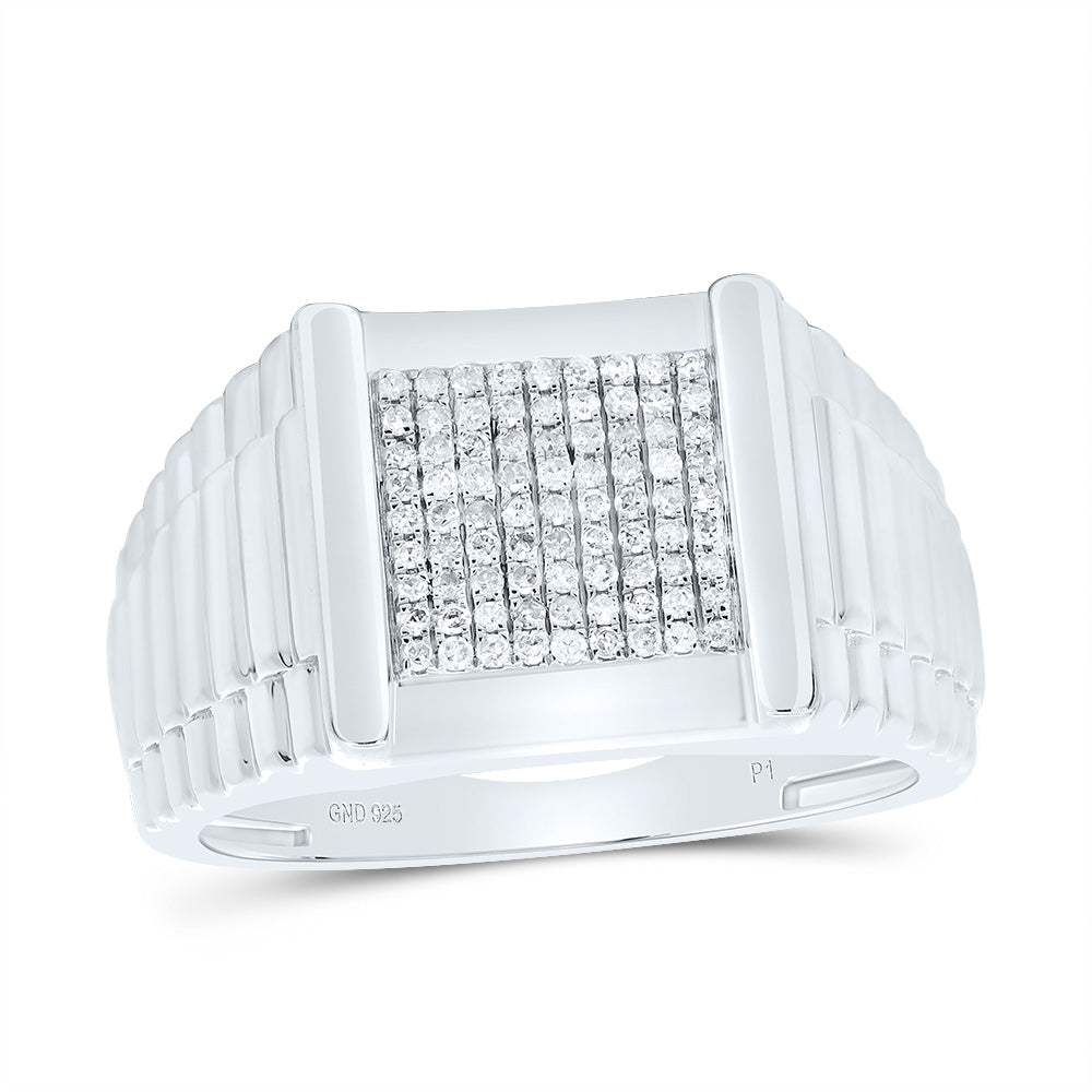 1/3CTW-DIA P1 MEN'S RING Daisy Joyeria