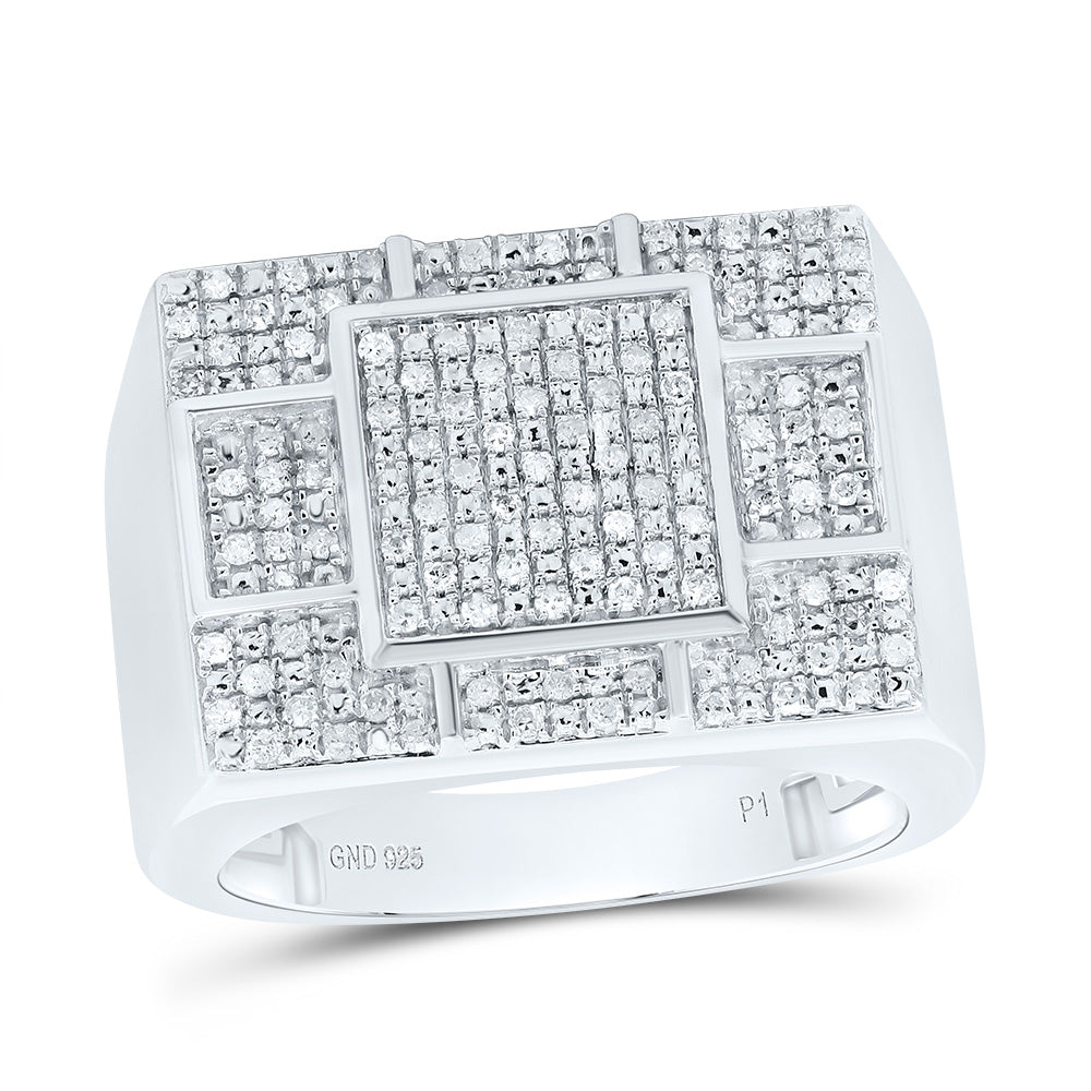 3/8CTW-DIA P1 MEN'S RING Daisy Joyeria