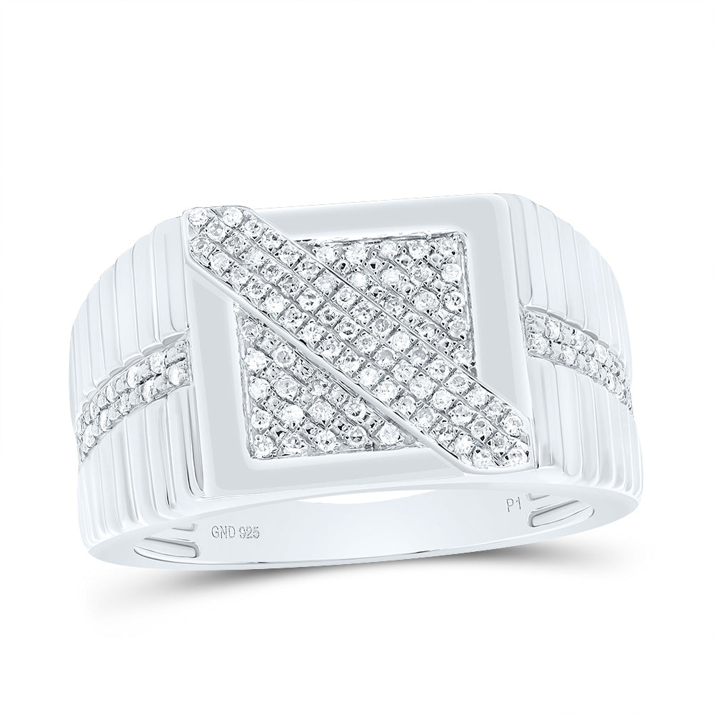 1/3CTW-DIA P1 MEN'S RING Daisy Joyeria