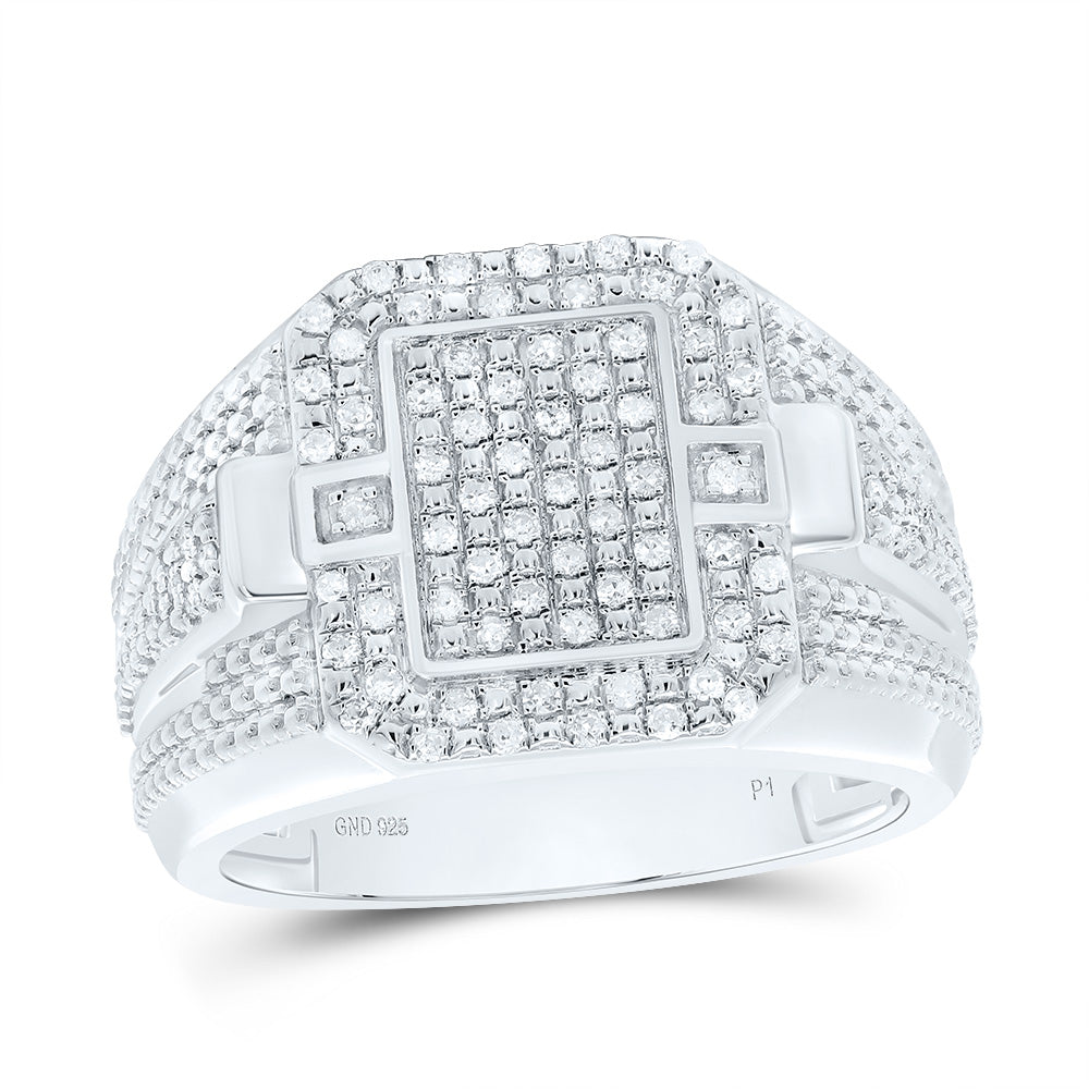 1/3CTW-DIA P1 MEN'S RING Daisy Joyeria