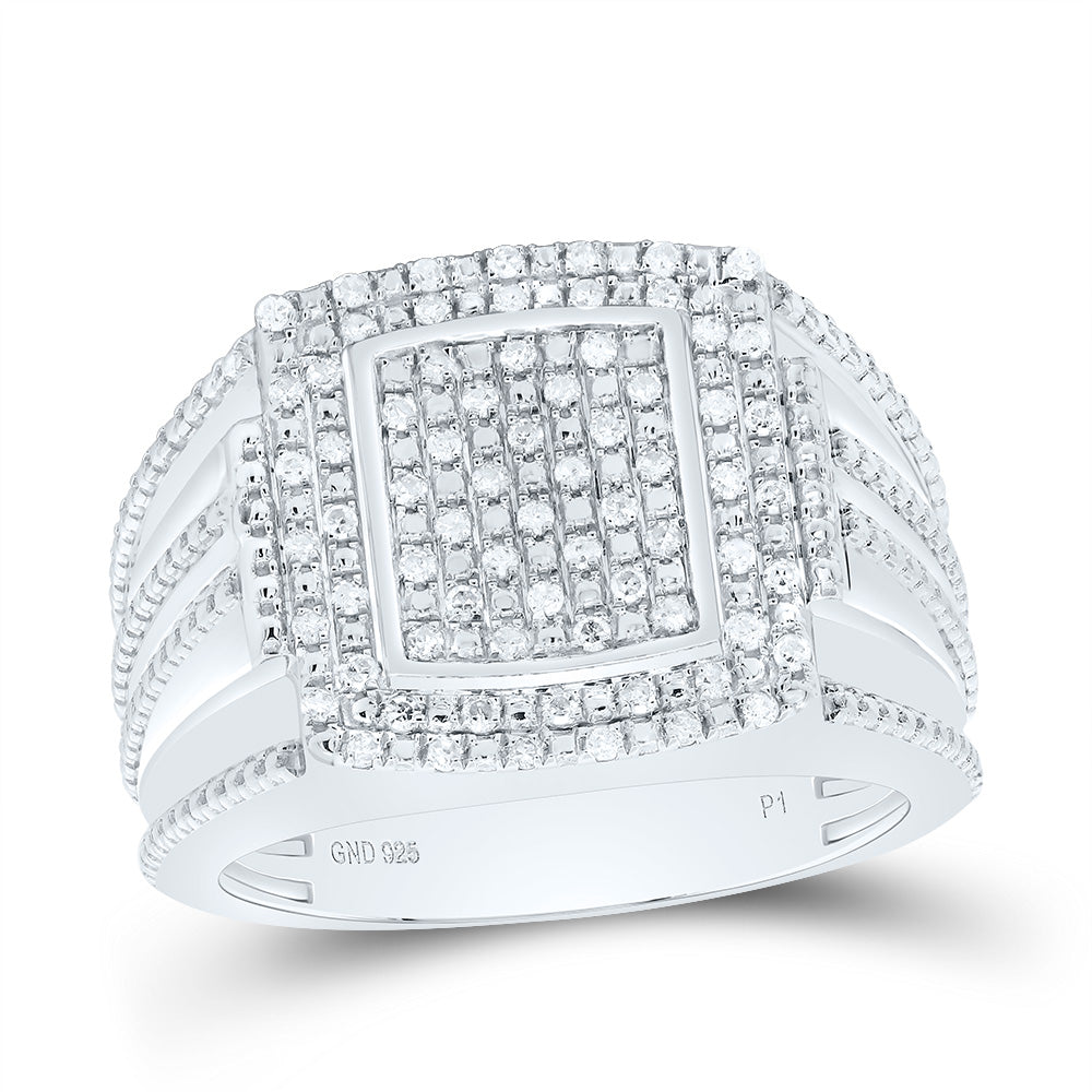 3/8CTW-DIA P1 MEN'S RING Daisy Joyeria
