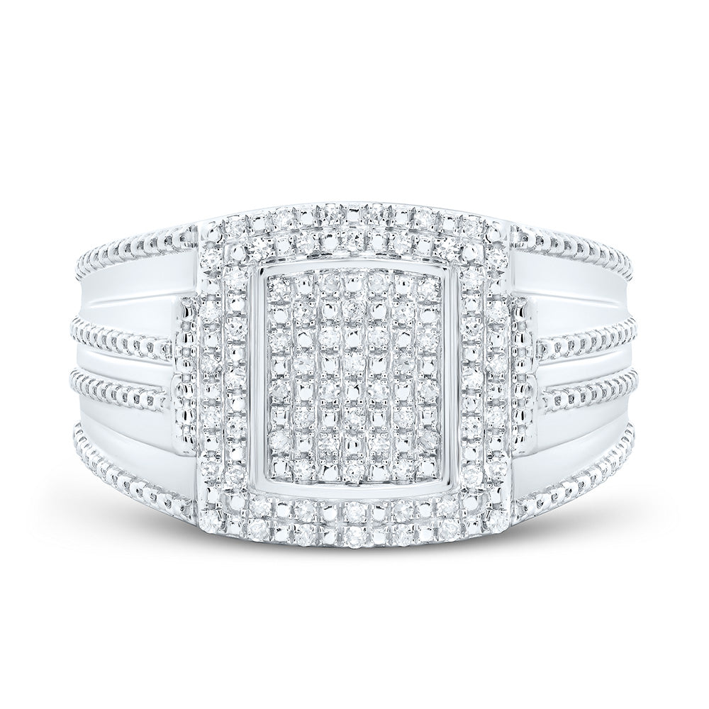 3/8CTW-DIA P1 MEN'S RING Daisy Joyeria