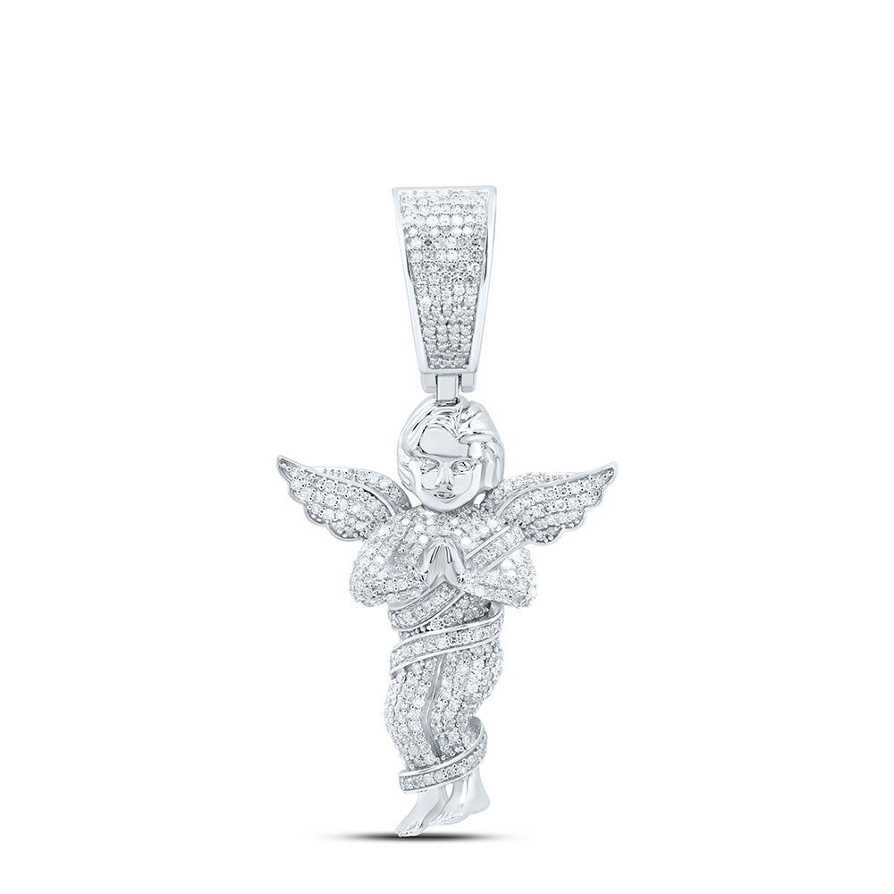 1 3/8CTW-DIA P1 ANGEL MEN'S CHARM Daisy Joyeria
