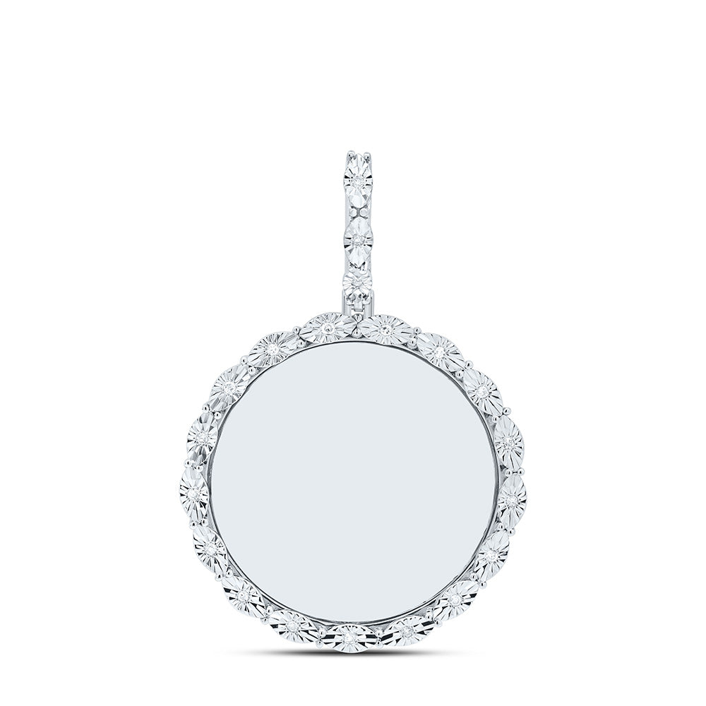 1/12CTW-NAT DIA P1 GIFT ROUND MEMORY PENDANT Daisy Joyeria