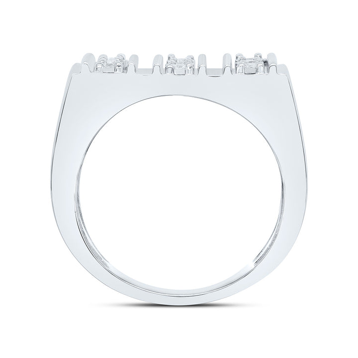 1/4CTW-NAT DIA P3 MEN'S RING Daisy Joyeria