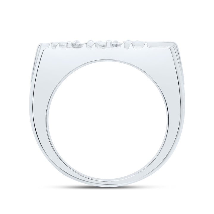 1/4CTW-NAT DIA P3 MEN'S RING Daisy Joyeria