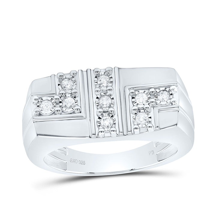 1/4CTW-NAT DIA P3 MEN'S RING Daisy Joyeria