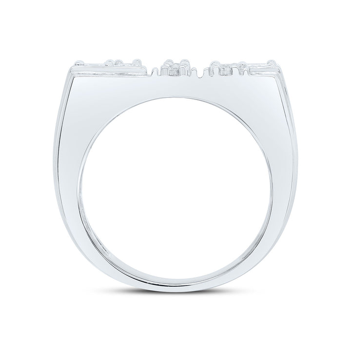 1/4CTW-NAT DIA P3 MEN'S RING Daisy Joyeria