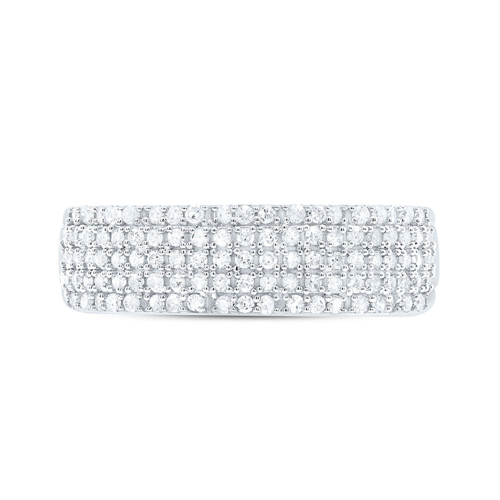 1/2CTW-NAT DIA P1 MEN'S BAND Daisy Joyeria