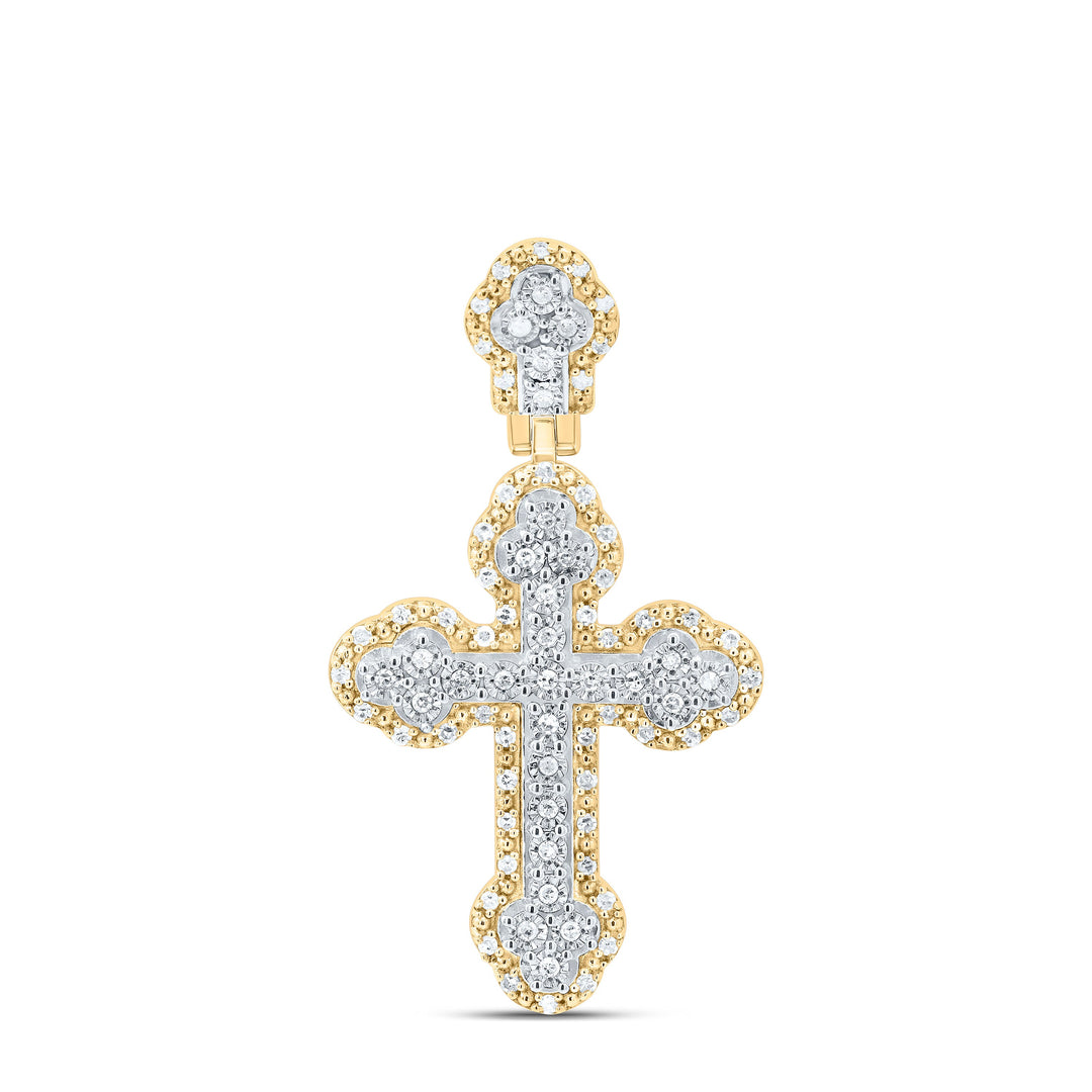 1/4CTW-NAT DIA P1 GIFT CROSS PENDANT Daisy Joyeria