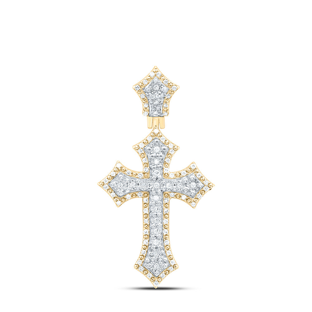 1/4CTW-NAT DIA P1 GIFT CROSS PENDANT Daisy Joyeria