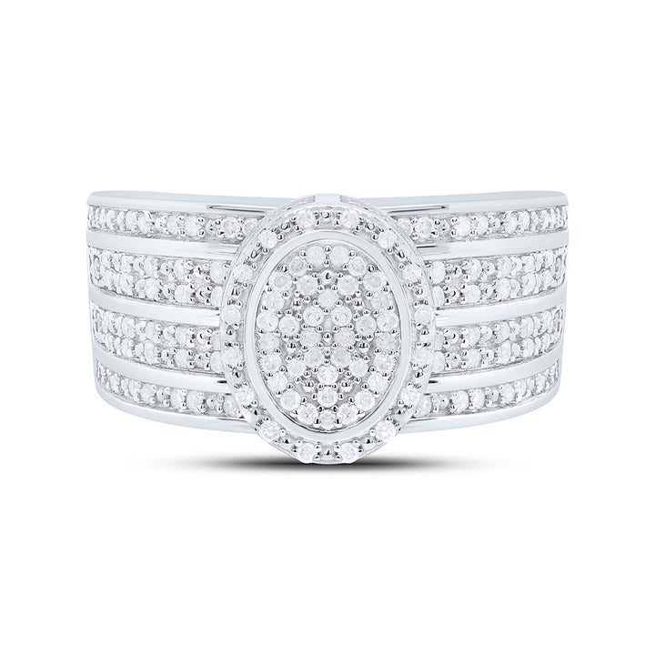 1/2CTW-NAT DIA P3 GIFT OVAL RING Daisy Joyeria