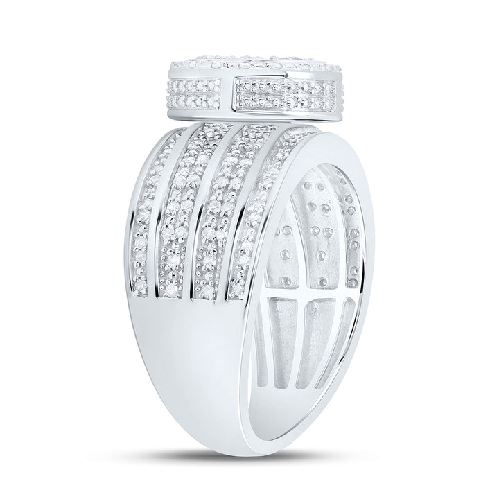 1/2CTW-NAT DIA P3 GIFT OVAL RING Daisy Joyeria