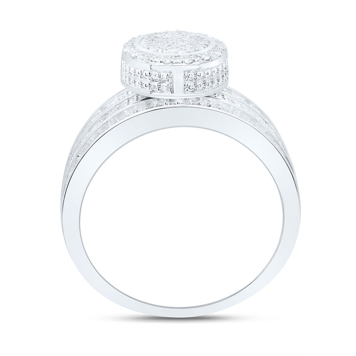 1/2CTW-NAT DIA P3 GIFT OVAL RING Daisy Joyeria