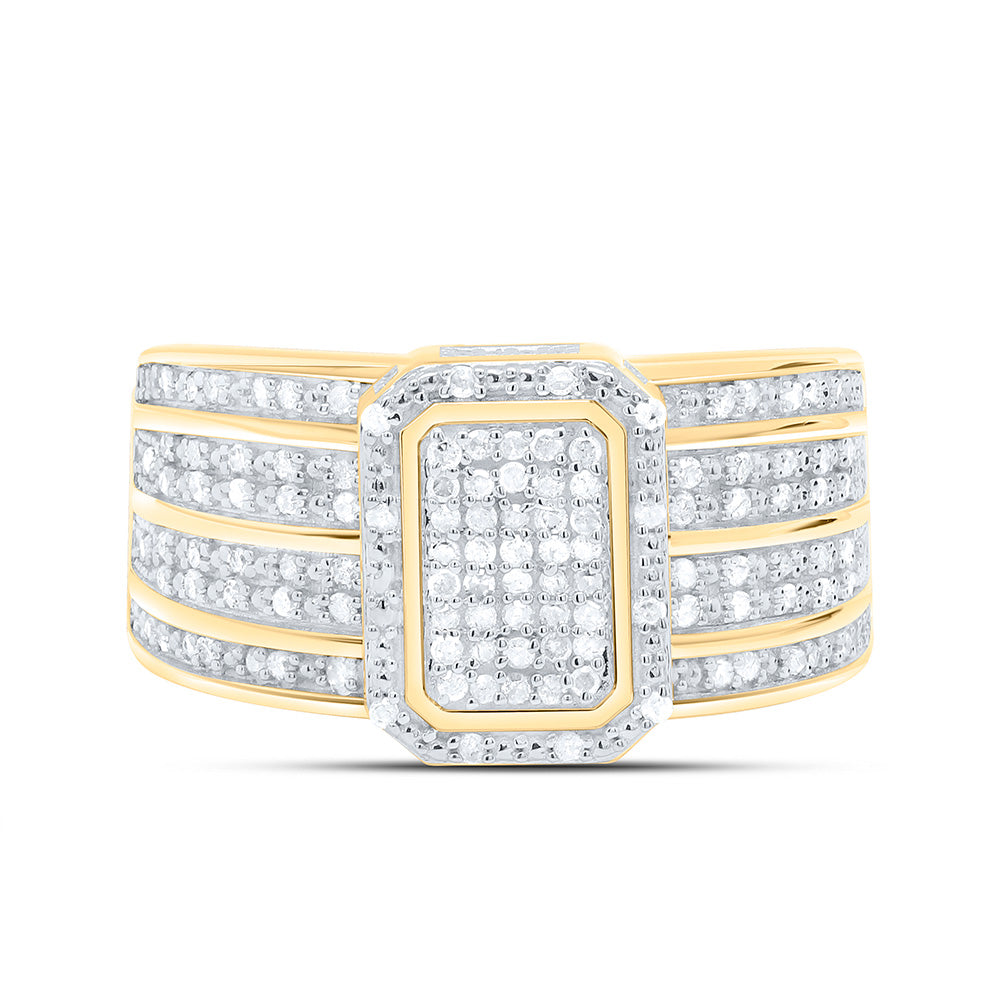 1/2CTW-NAT DIA P3 GIFT EMERALD RING Daisy Joyeria