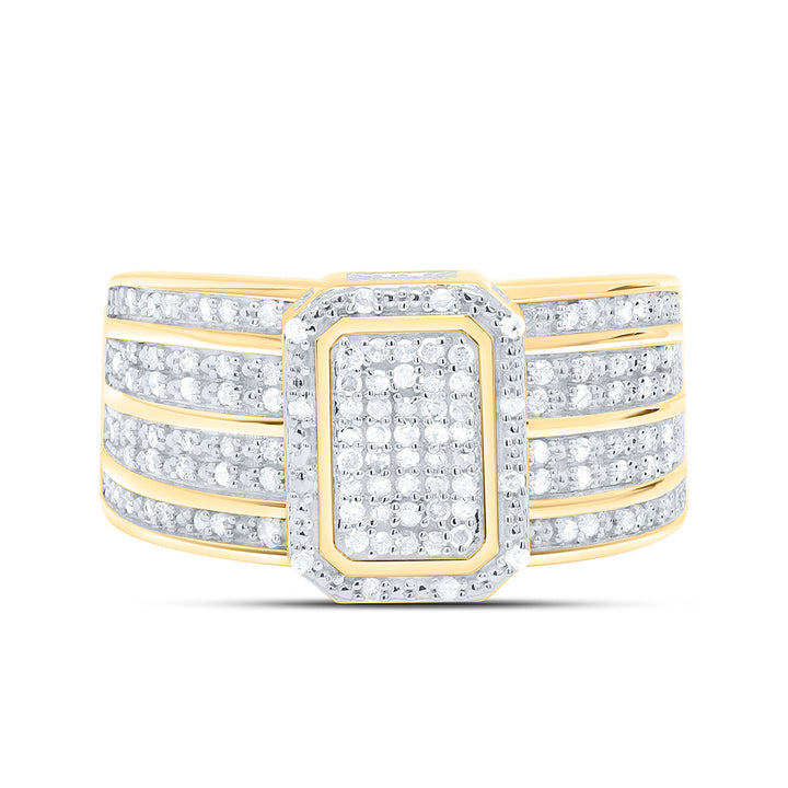 1/2CTW-NAT DIA P3 GIFT EMERALD RING Daisy Joyeria