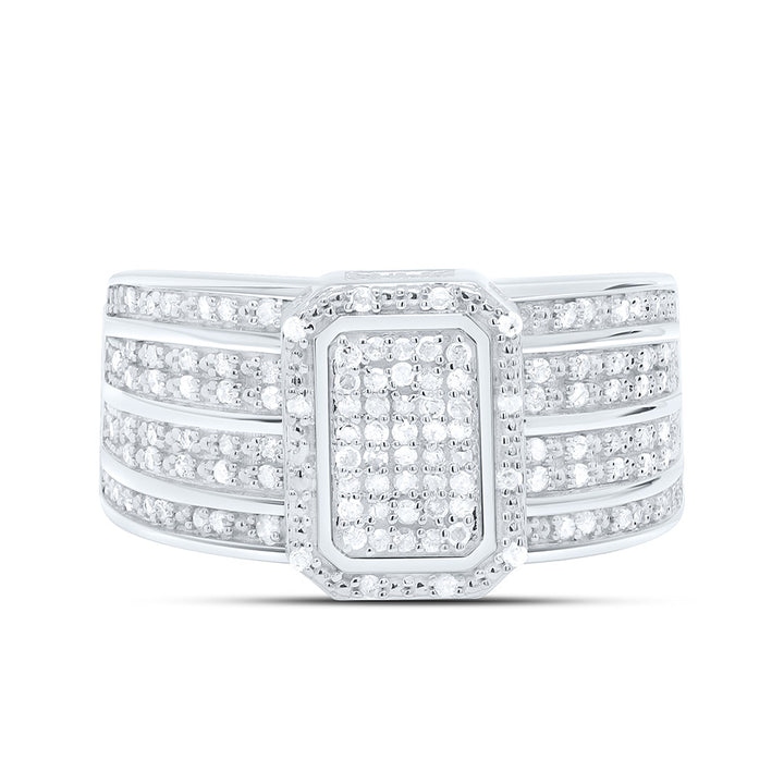 1/2CTW-NAT DIA P3 GIFT EMERALD RING Daisy Joyeria