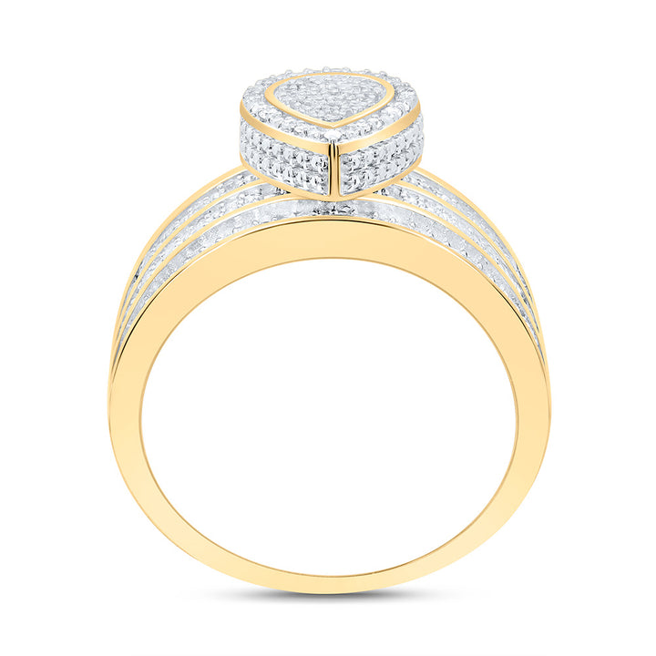 1/2CTW-NAT DIA P3 GIFT PEAR RING Daisy Joyeria