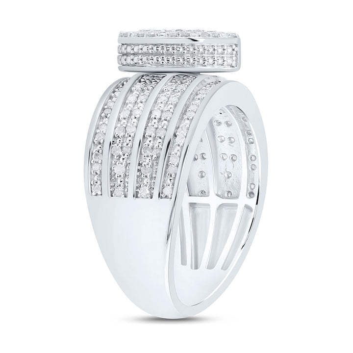 1/2CTW-NAT DIA P3 GIFT PEAR RING Daisy Joyeria