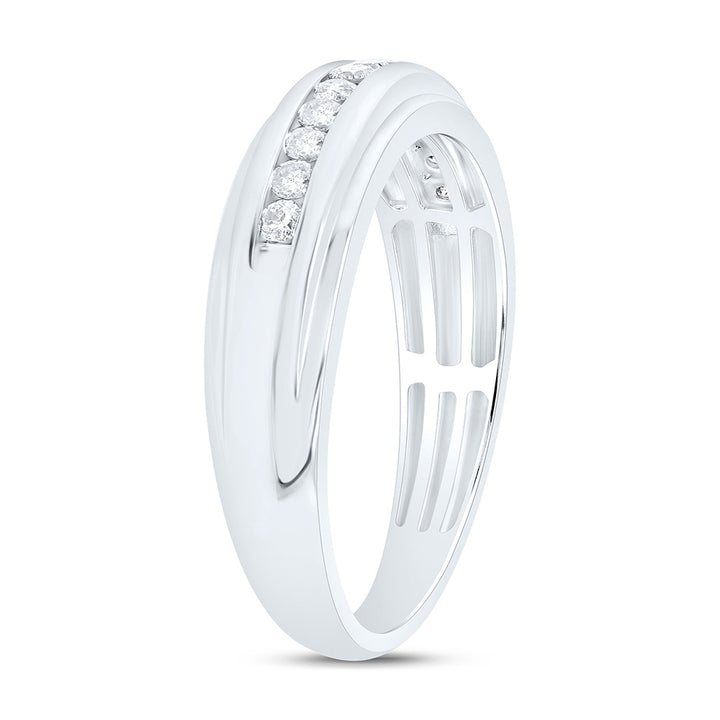 1/3CTW-NAT DIA P3 GIFT MENS BAND Daisy Joyeria