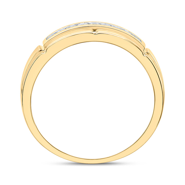 1/4CTW-NAT DIA P3 GIFT MENS BAND Daisy Joyeria