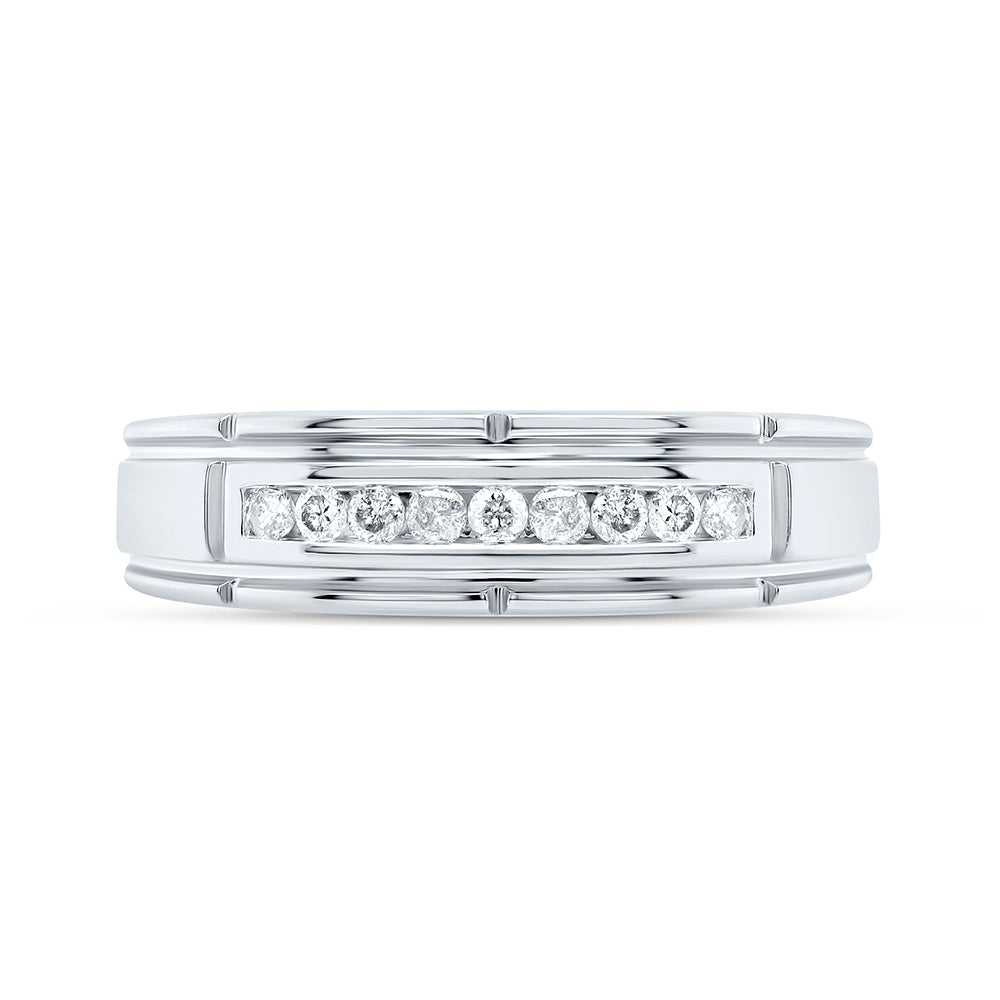 1/4CTW-NAT DIA P3 GIFT MENS BAND Daisy Joyeria