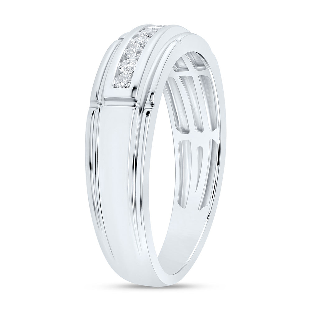 1/4CTW-NAT DIA P3 GIFT MENS BAND Daisy Joyeria