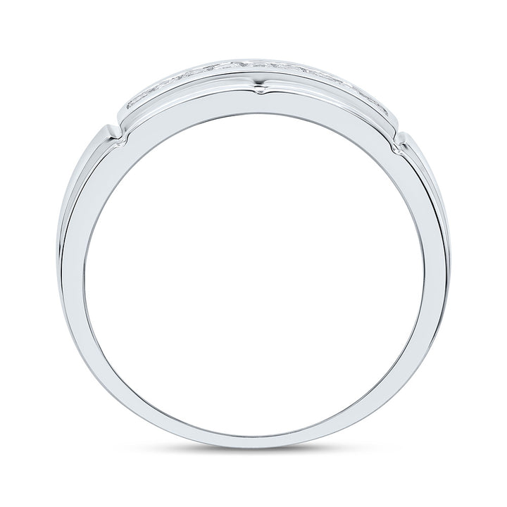 1/4CTW-NAT DIA P3 GIFT MENS BAND Daisy Joyeria