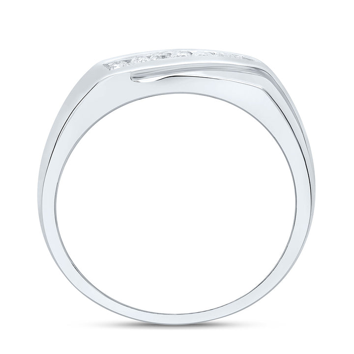 1/5CTW-NAT DIA P3 GIFT MENS BAND Daisy Joyeria
