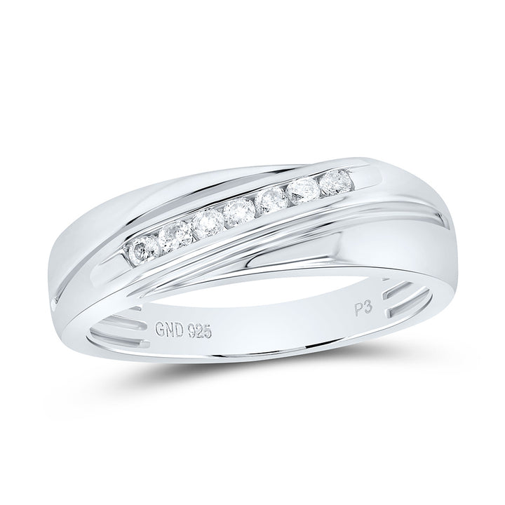 1/5CTW-NAT DIA P3 GIFT MENS BAND Daisy Joyeria