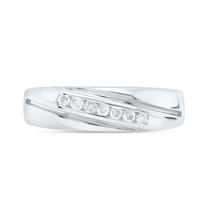 1/5CTW-NAT DIA P3 GIFT MENS BAND Daisy Joyeria