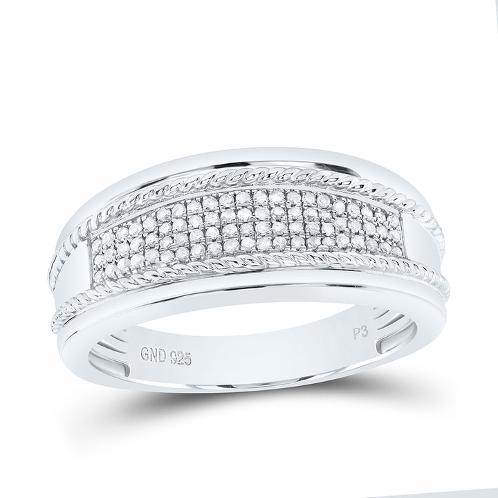 1/4CTW-NAT DIA P3 GIFT MENS BAND Daisy Joyeria
