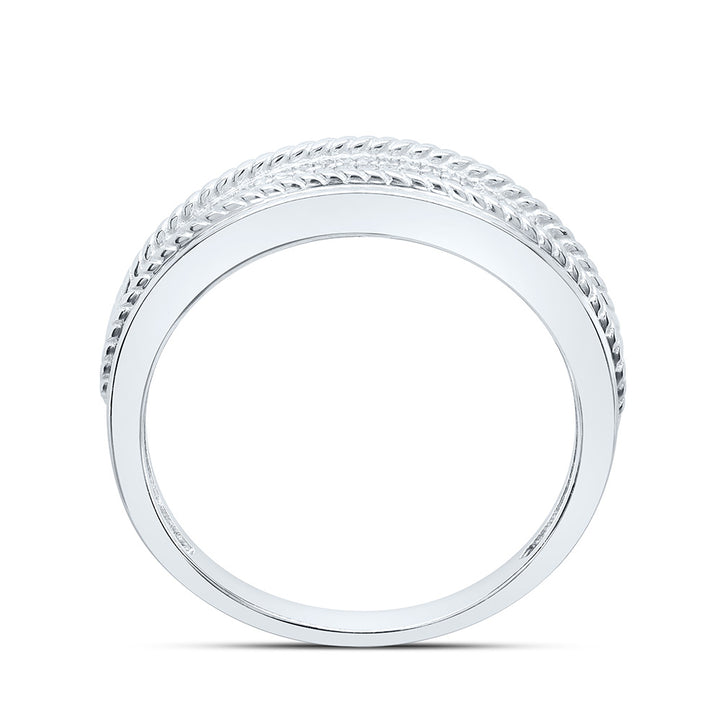 1/4CTW-NAT DIA P3 GIFT MENS BAND Daisy Joyeria