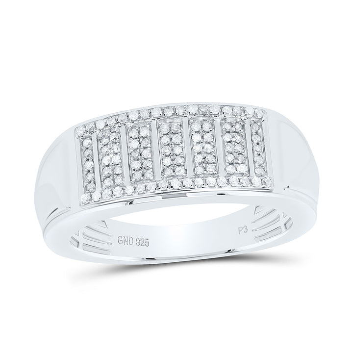 1/3CTW-NAT DIA P3 GIFT MENS BAND Daisy Joyeria