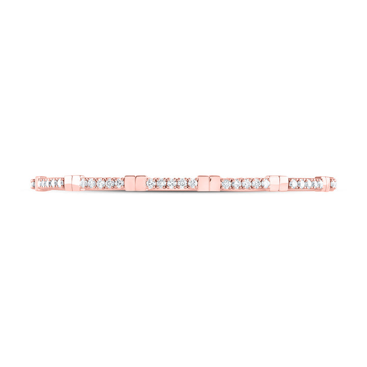 1 3/8CTW-NAT DIA ANA M FASHION FLEXIBLE BANGLE (60X50MM) Daisy Joyeria