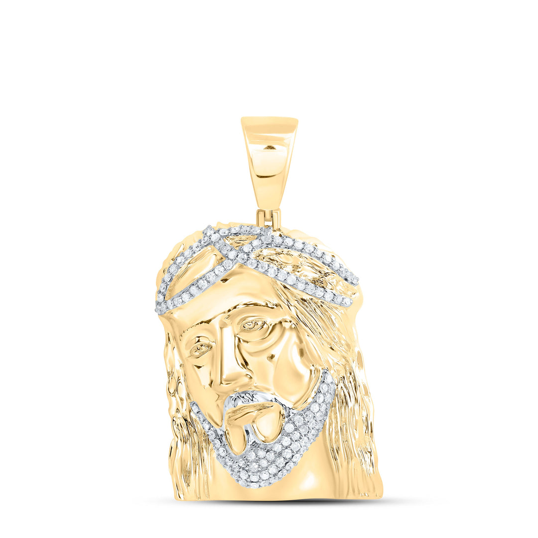 7/8CTW-NAT DIA P1 GIFT JESUS MENS CHARM Daisy Joyeria