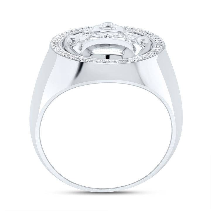 1/8CTW-NAT DIA P1 GIFT LAUGHING BUDDHA MENS RING Daisy Joyeria