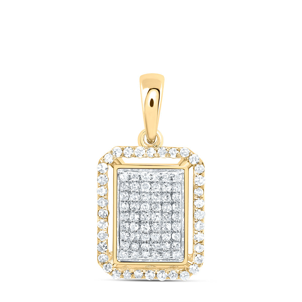 1/3CTW-NAT DIA NK FASHION EMERALD PENDANT Daisy Joyeria