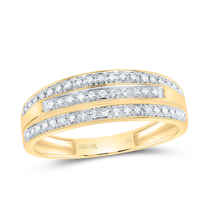 3/4CTW-NAT DIA NK FASHION ROUND TRIO SET Daisy Joyeria