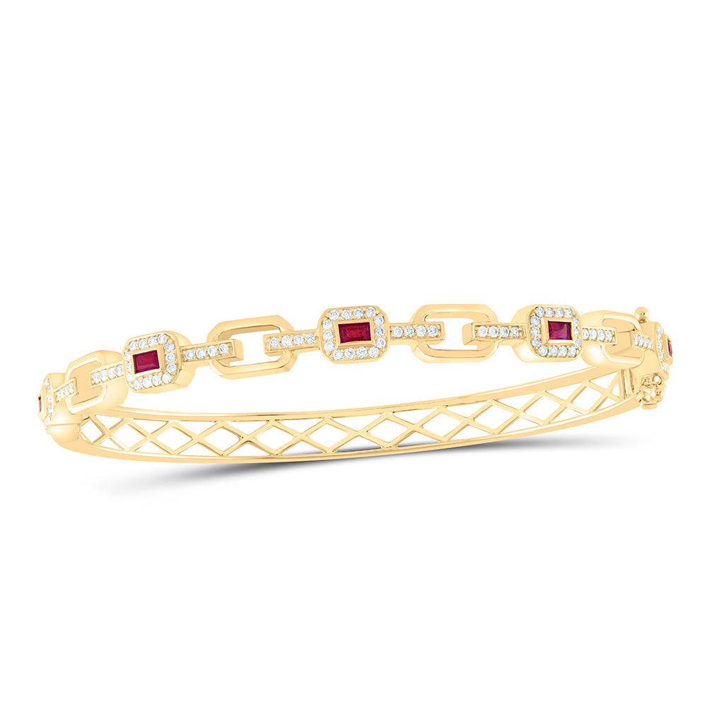 1/2CTW-NAT DIA ANA M 3/8CTW-BAG-RU NAT GEM BANGLE (60X50MM) Daisy Joyeria