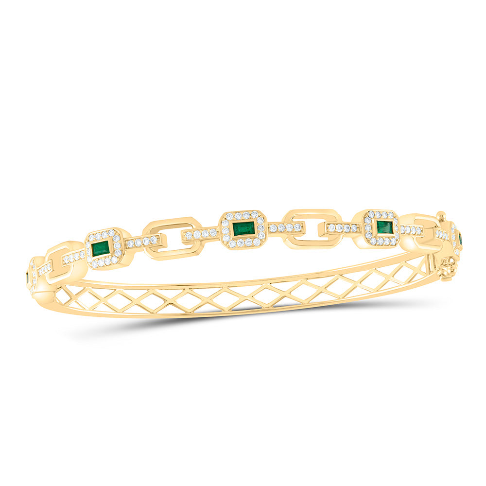 1/2CTW-NAT DIA ANA M 3/8CTW-BAG-EM NAT GEM BANGLE (60X50MM) Daisy Joyeria