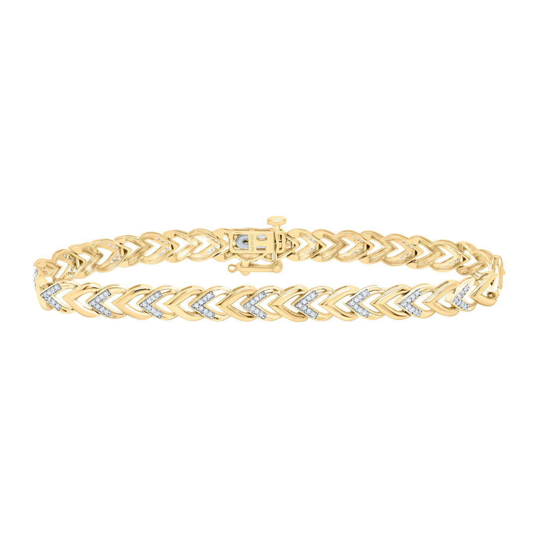 1/3CTW-NAT DIA P2 GIFT LADIES BRACELET (7 INCH) Daisy Joyeria