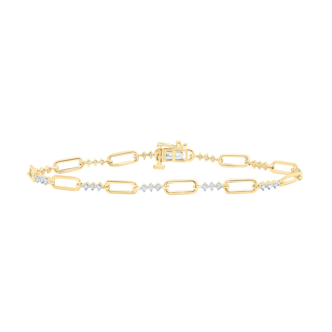 1/2CTW-NAT DIA P2 GIFT LADIES BRACELET (7 INCH) Daisy Joyeria