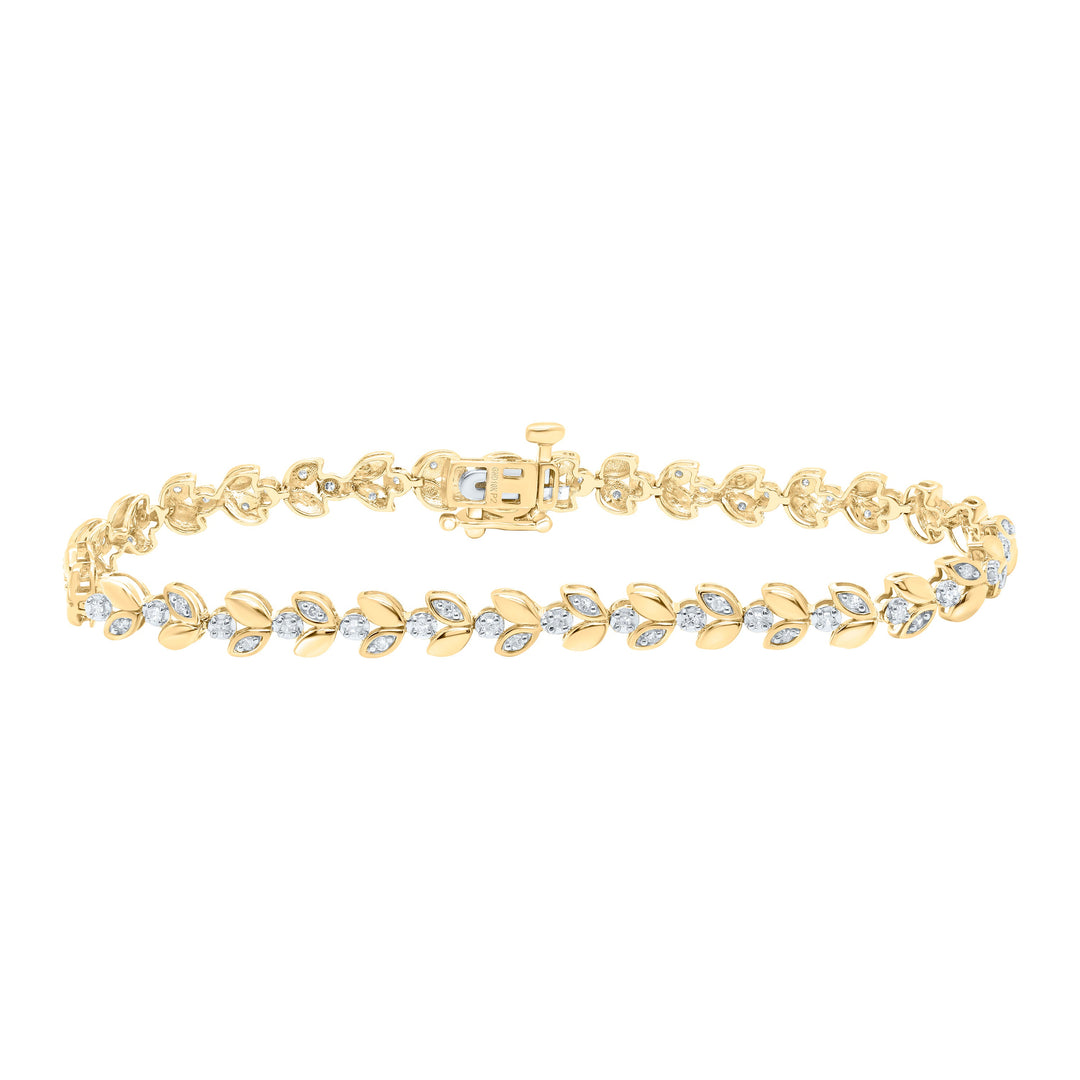 1/2CTW-NAT DIA P2 GIFT LADIES BRACELET (7 INCH) Daisy Joyeria