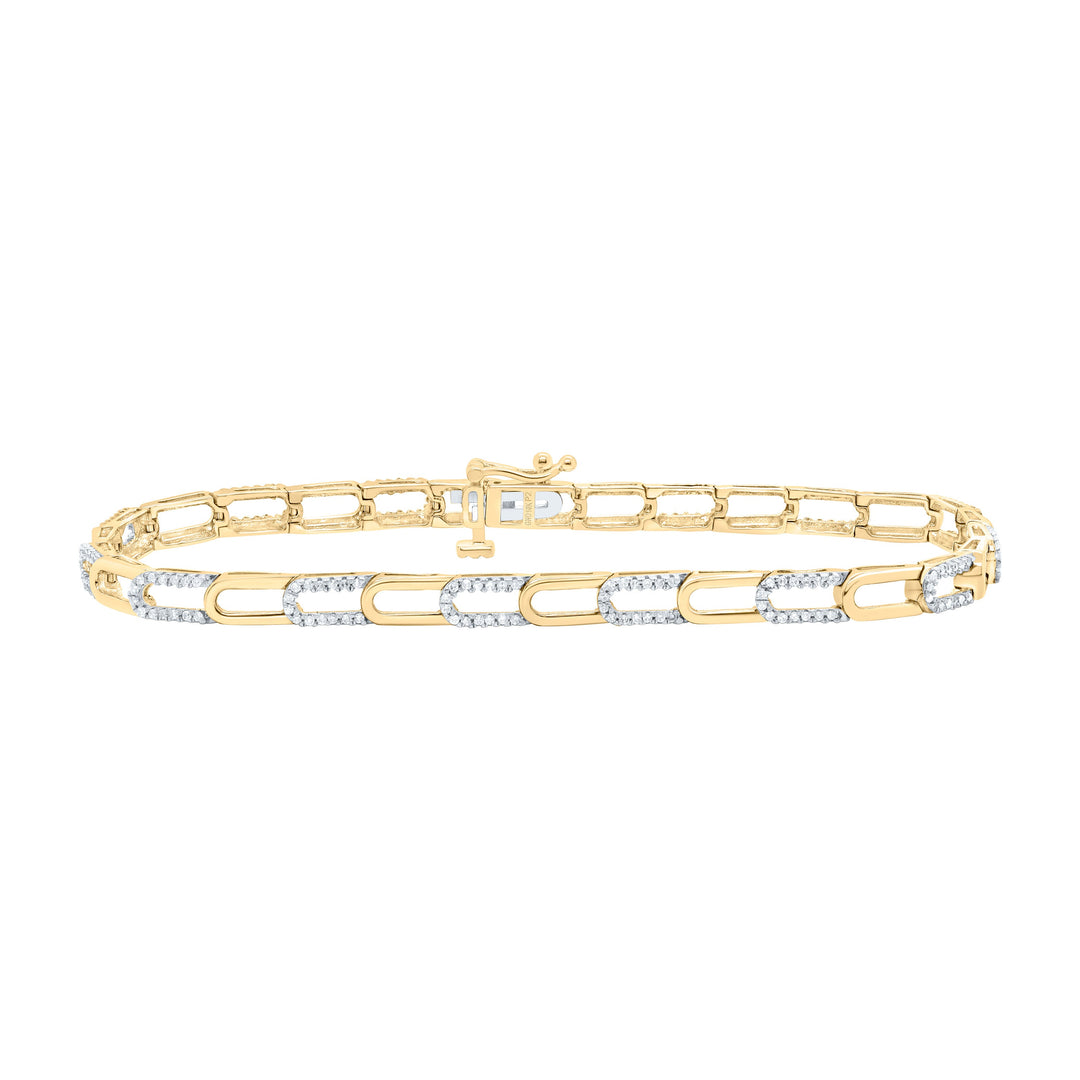 1/2CTW-NAT DIA P2 GIFT LADIES BRACELET (7 INCH) Daisy Joyeria