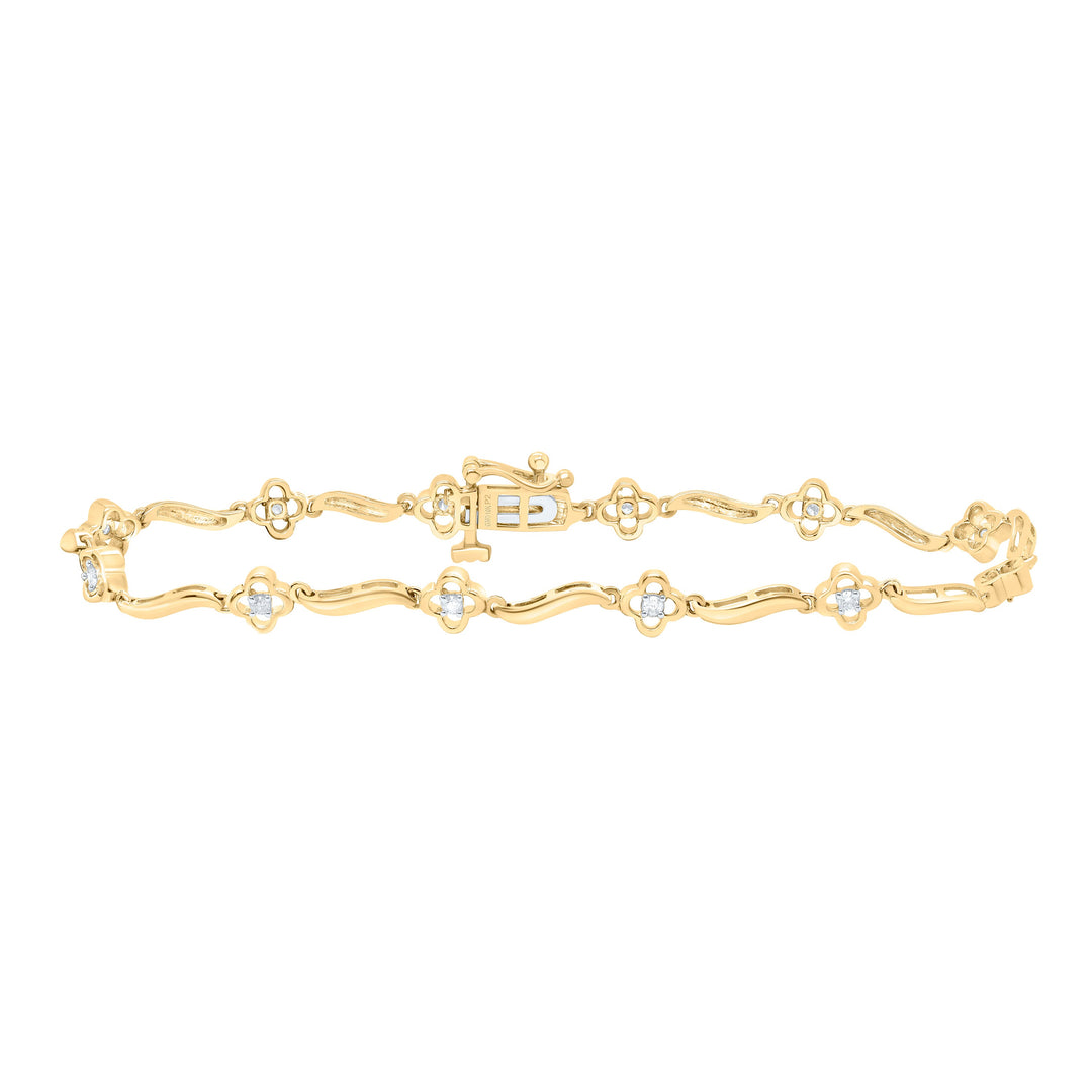 1/5CTW-NAT DIA P2 GIFT LADIES BRACELET (7 INCH) Daisy Joyeria
